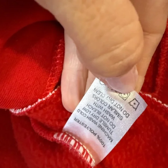 Red Double-Breasted Pea Coat size 8 youth girls - Picture 5 of 5